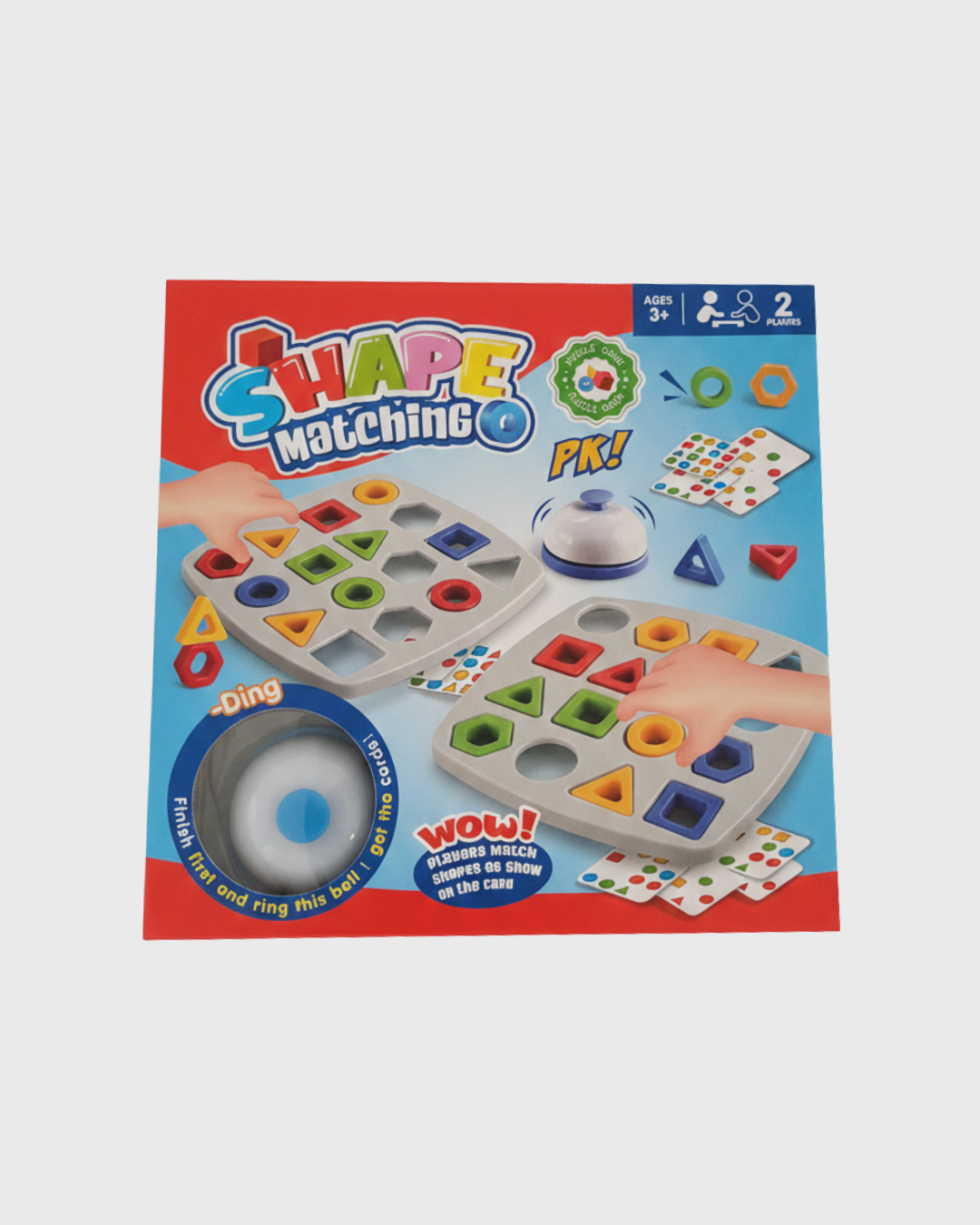 Shape Matching Educational Toy Set - Colors & Geometry Game