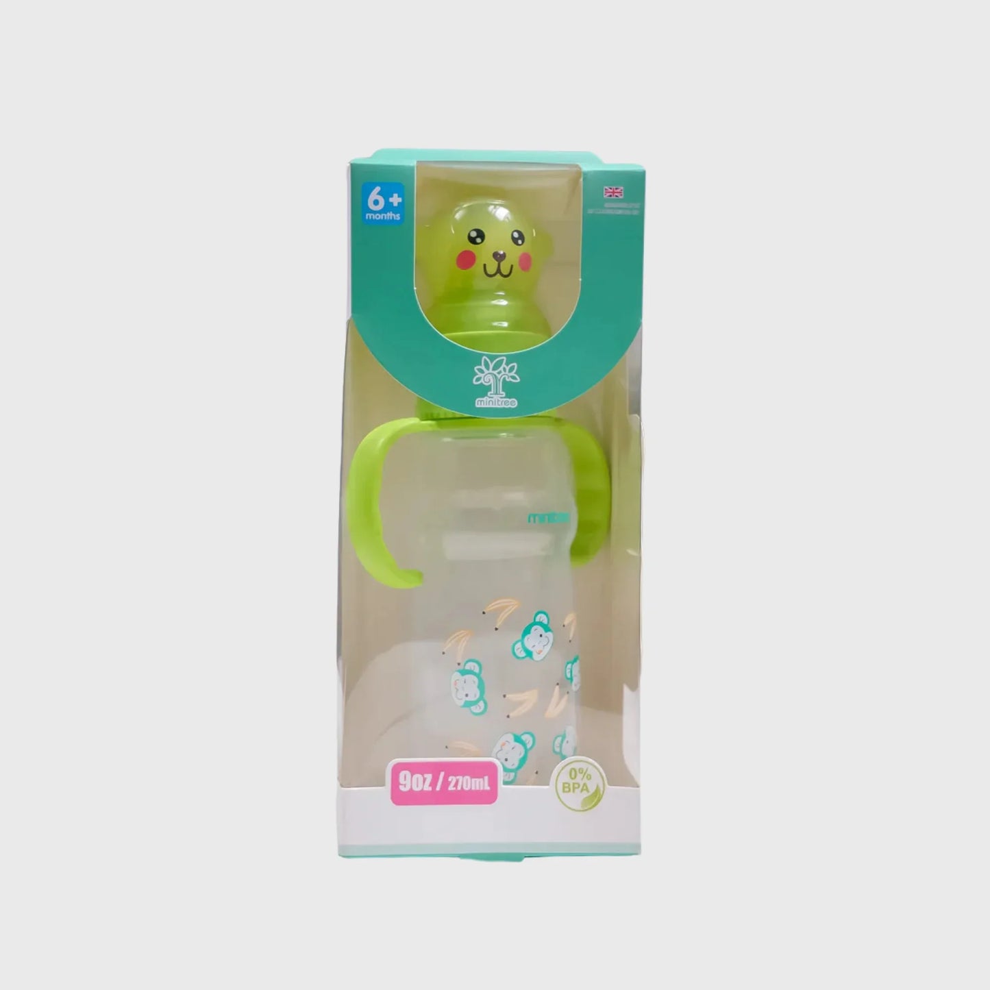 Feeder Of Minitree Brand For Baby With Purple Handle and LED Lights