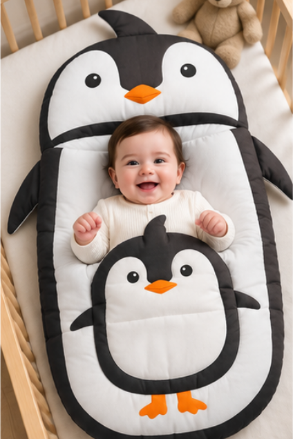 Penguin Character Carry Nest