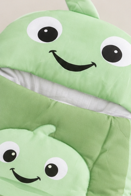 Green Shark Character Carry Nest
