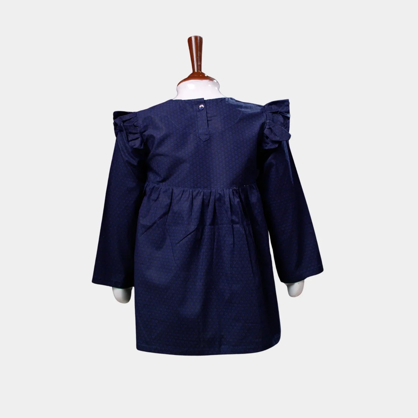 Navy Blue Frock For Girls | 2-8YRS
