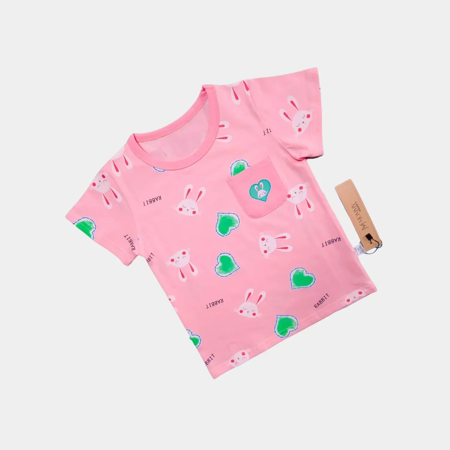 Pink Tee Shirt & Short Set