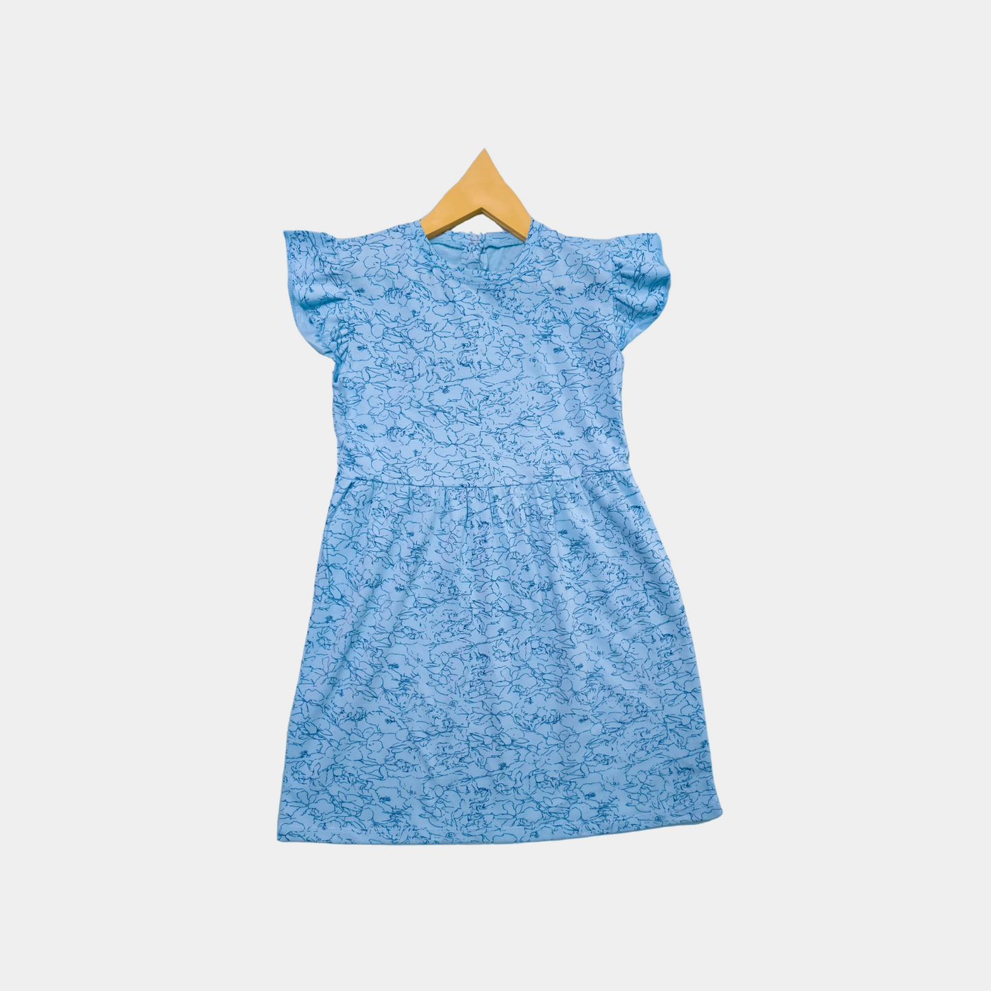 Blue Frock For Girls | 12M-6YRS