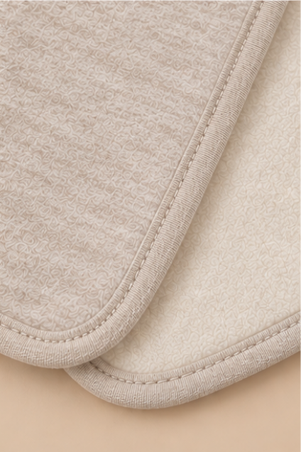 Beige Bear Hooded Baby Swaddle