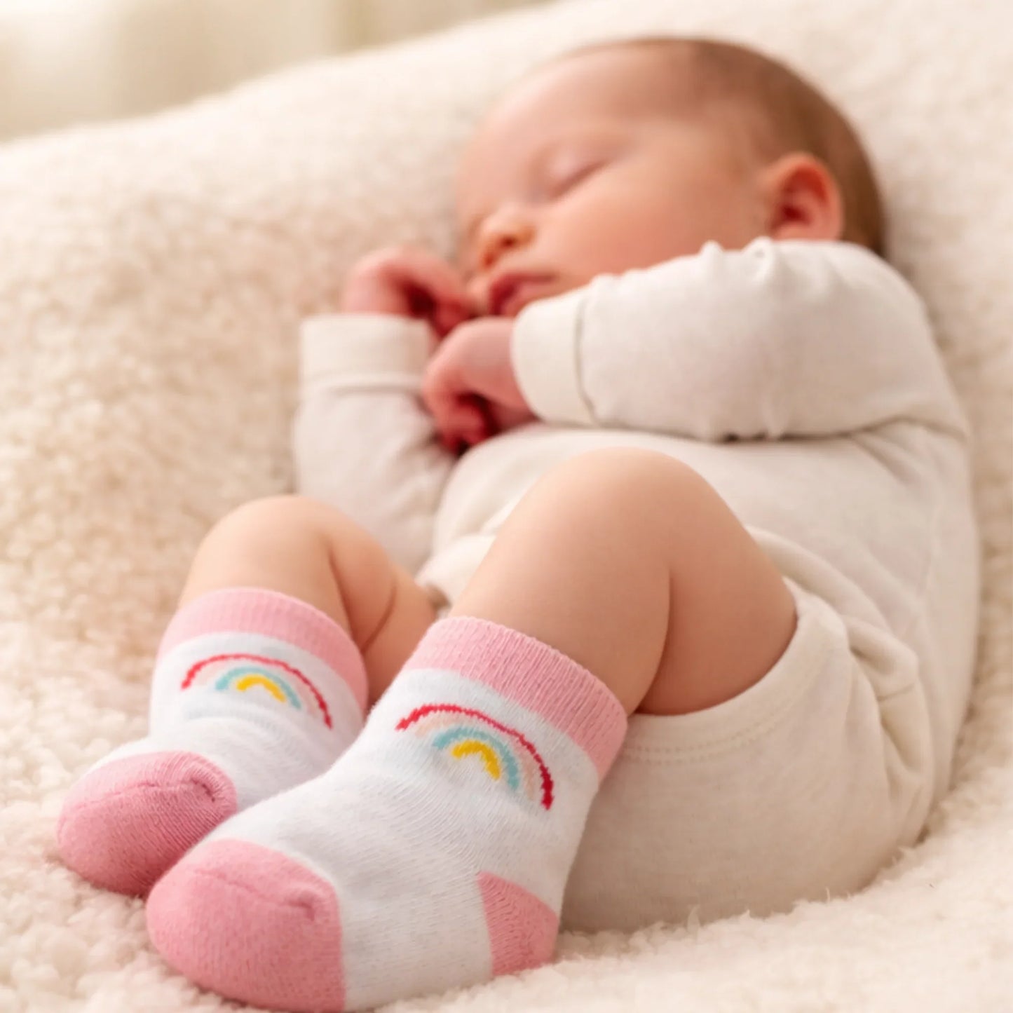 Rainbow Dreams Baby Socks