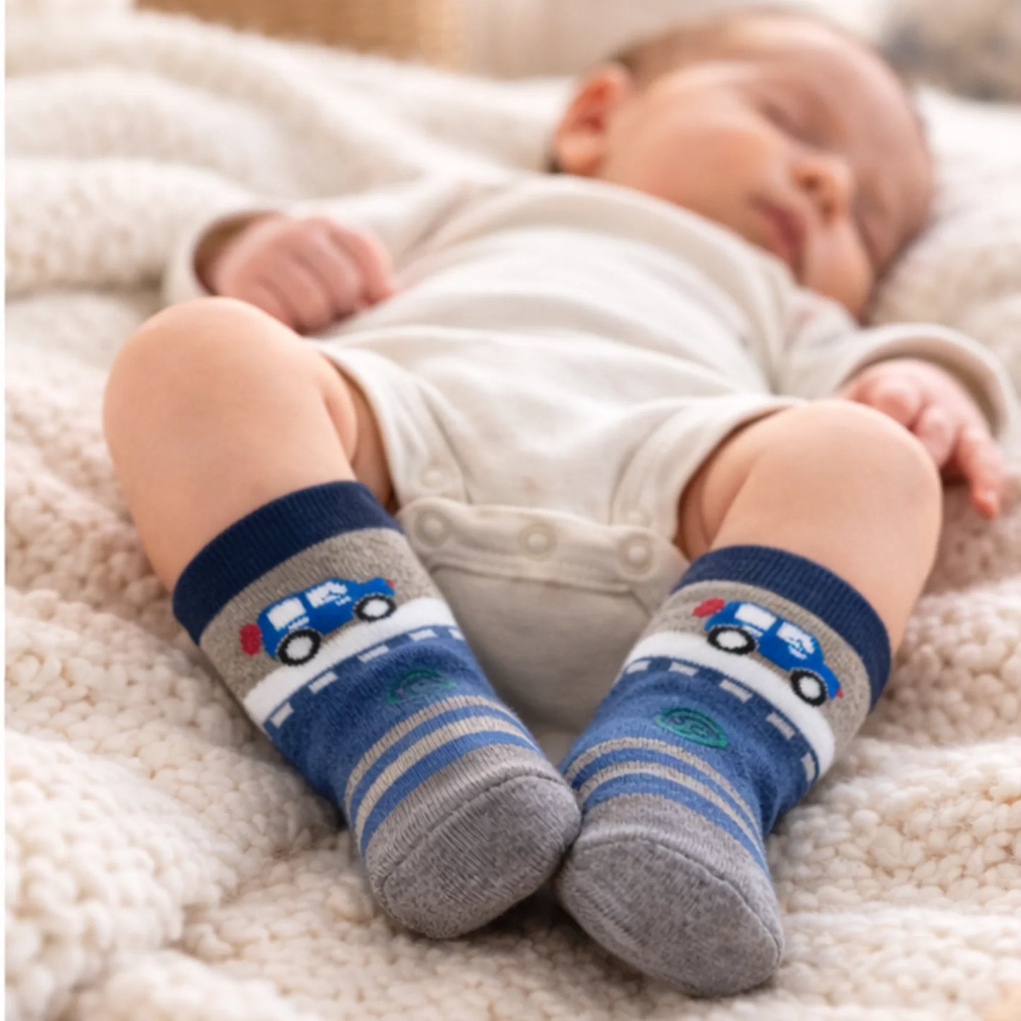 Race Car Baby Socks