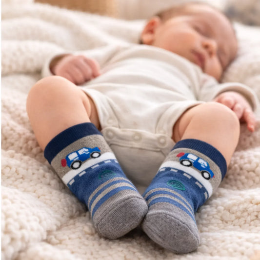 Race Car Baby Socks