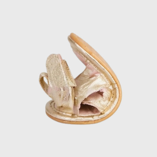 Baby Girl Gold Bow Sandal