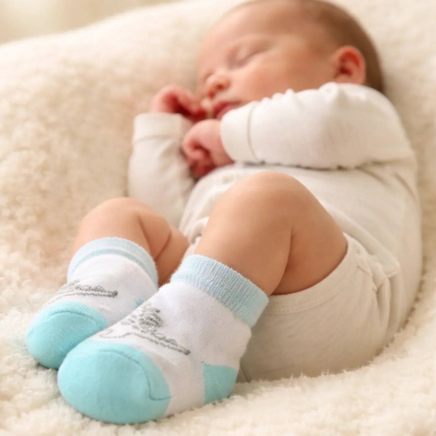 Llama Baby Socks