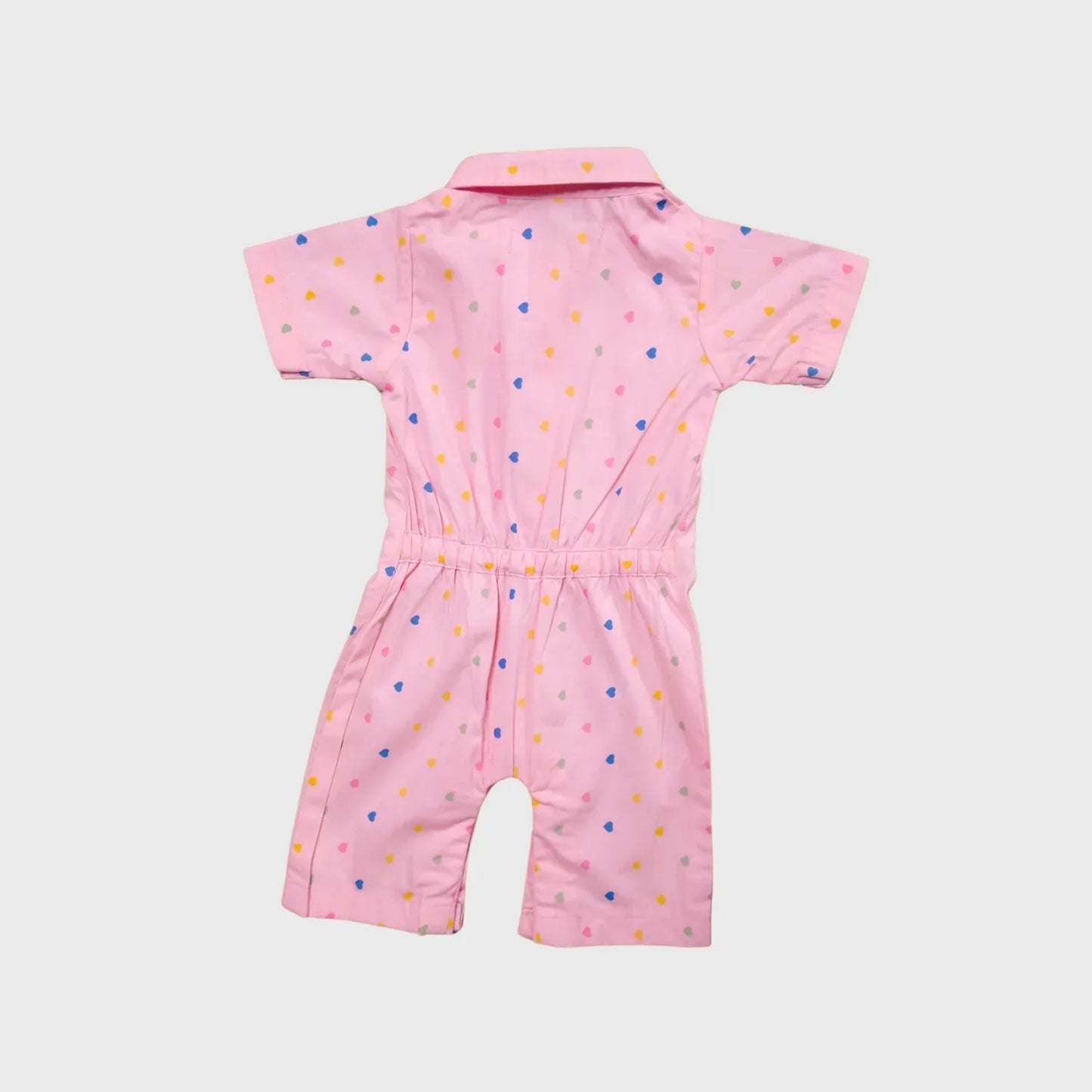 Sweetheart Pop Romper - Pink