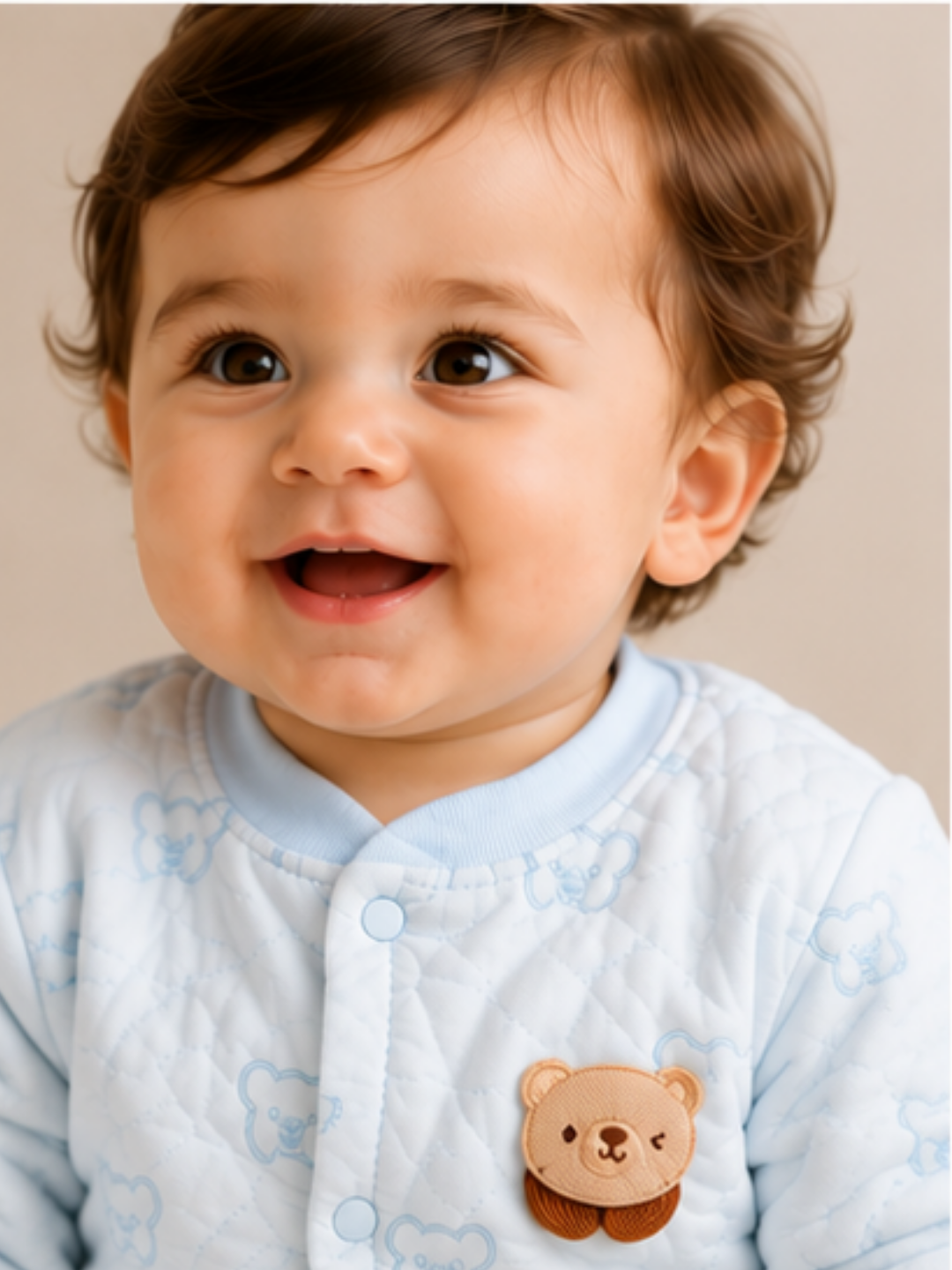 Puffer Romper Blue