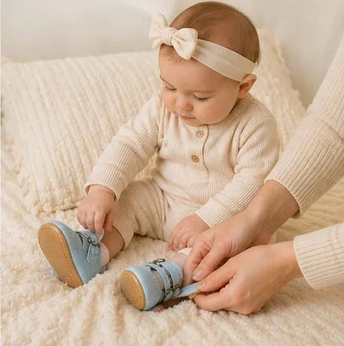Baby Girl White Double Buckle Mary Jane -