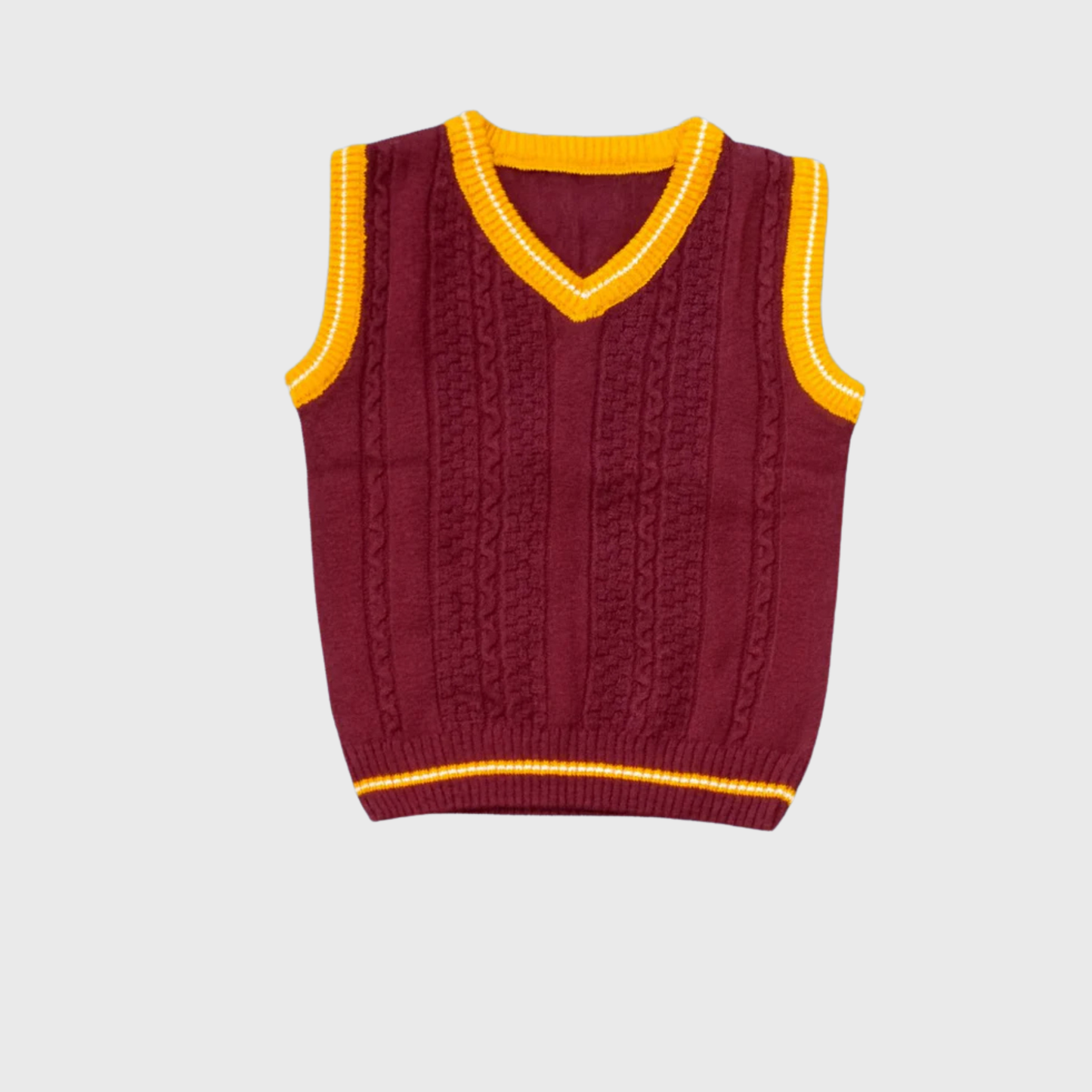 Cable Knitted Sweater Vest - Toddler & Kids-12M-6Y
