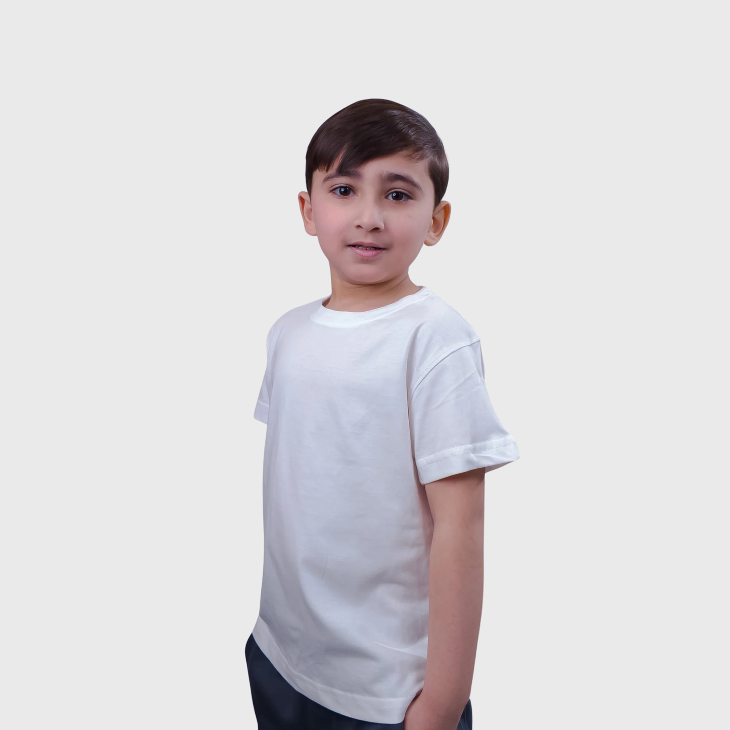 White Cotton T-Shirt | 2-14 Years