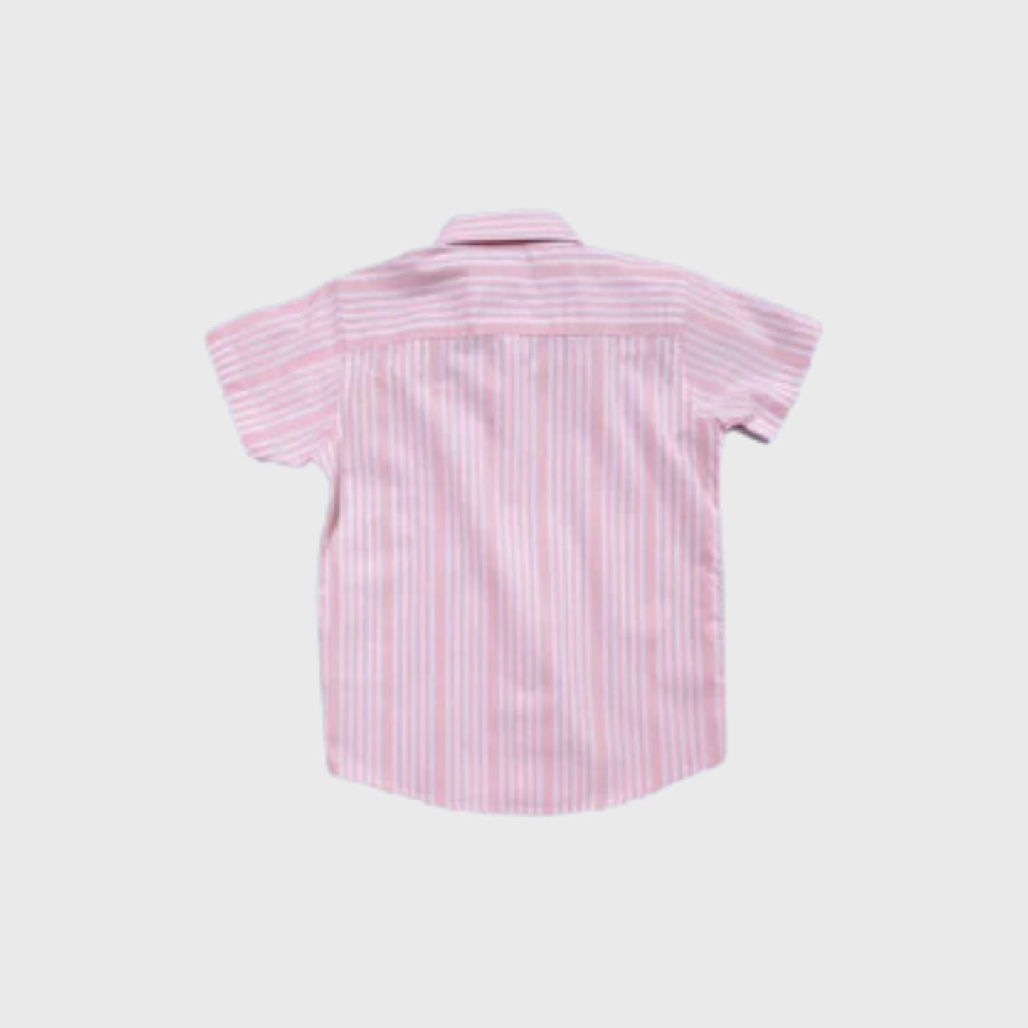Pink Striped Button Down Shirt Green | (12M - 6YRS)