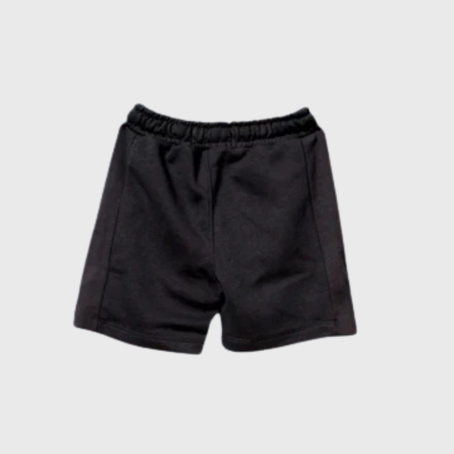 Grey Fleece Shorts with Ribbed Panels | 2-14 YRS