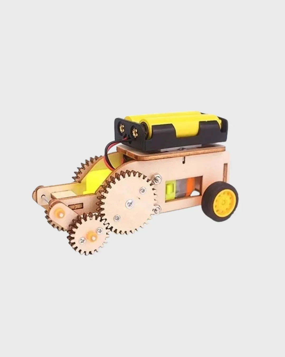 STEM GEAR CAR ASSEMBLY KIT - Build Your Own Motorized Shuttle Car (Ages 6+)