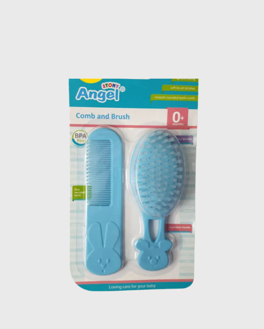 Stony Angel Baby Comb and Brush Set - 0+ Months