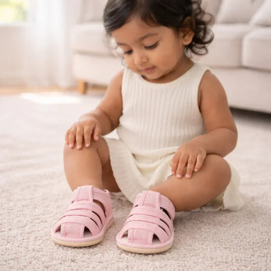 Pink Strappy Toddler Sandals
