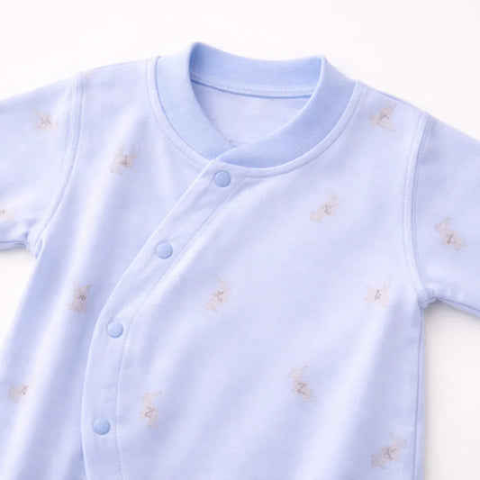 Sky Blue Soft Cotton Baby Romper