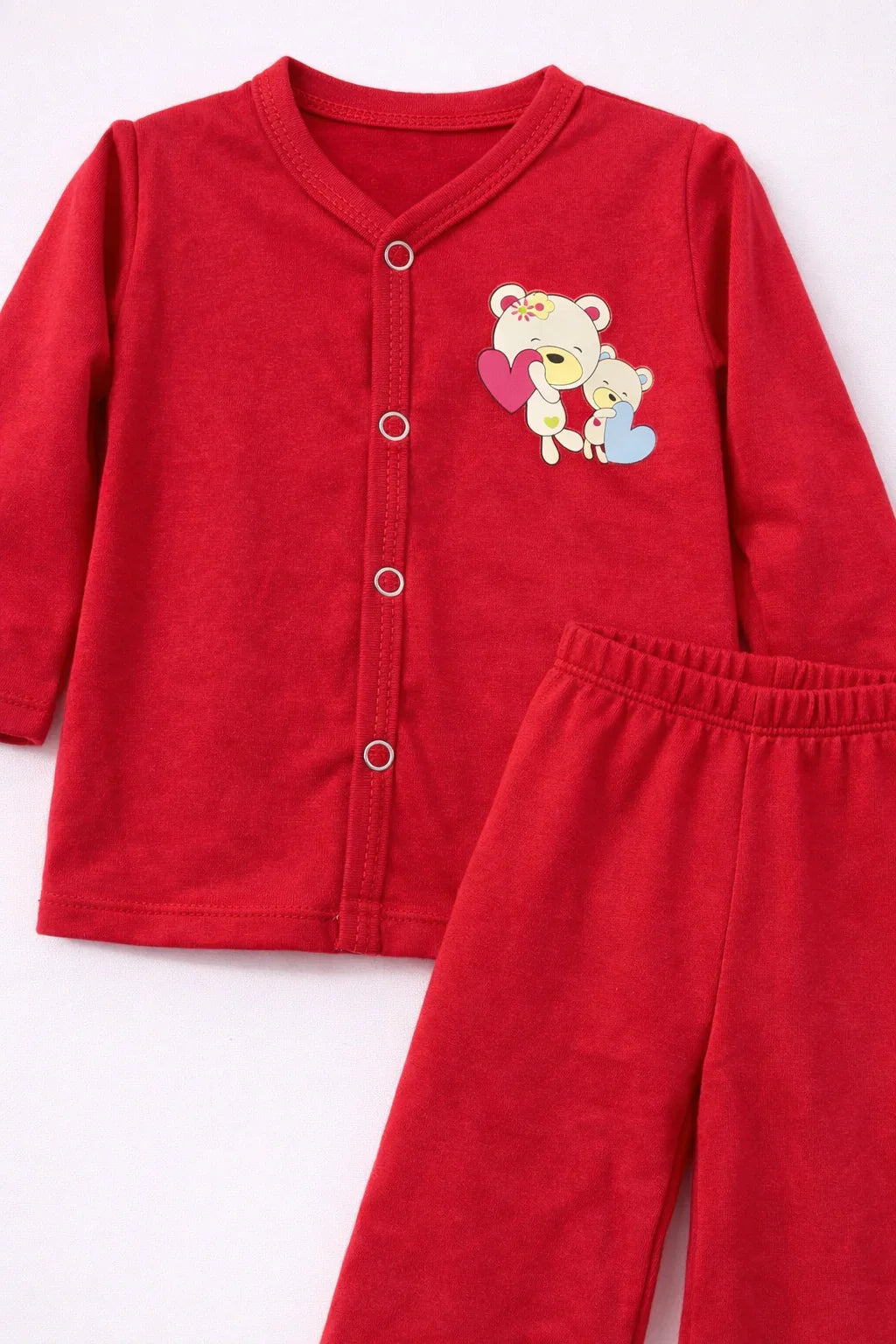 Infant Crimson Bear Cardigan Set