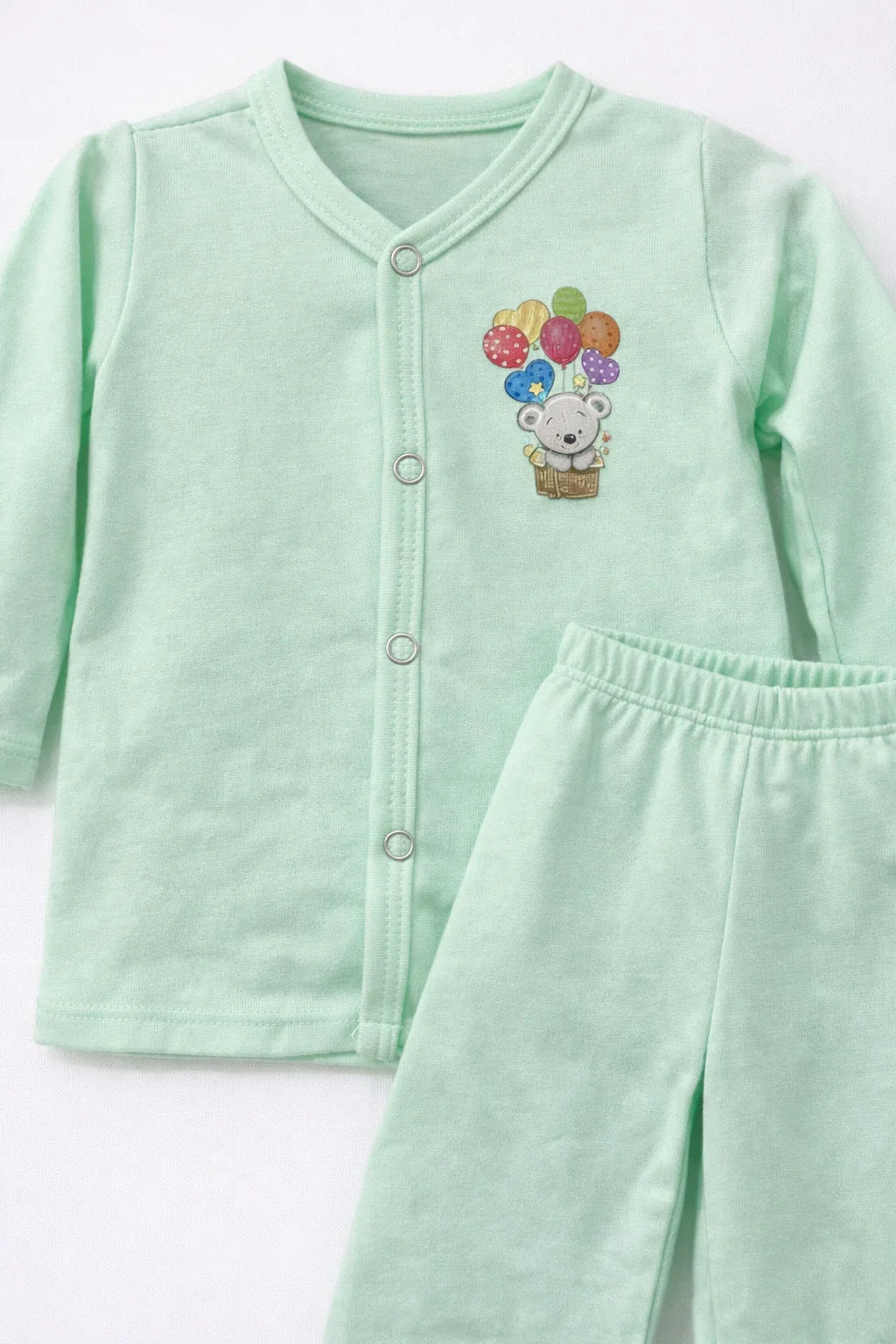 Infant Mint Safari Cardigan Set