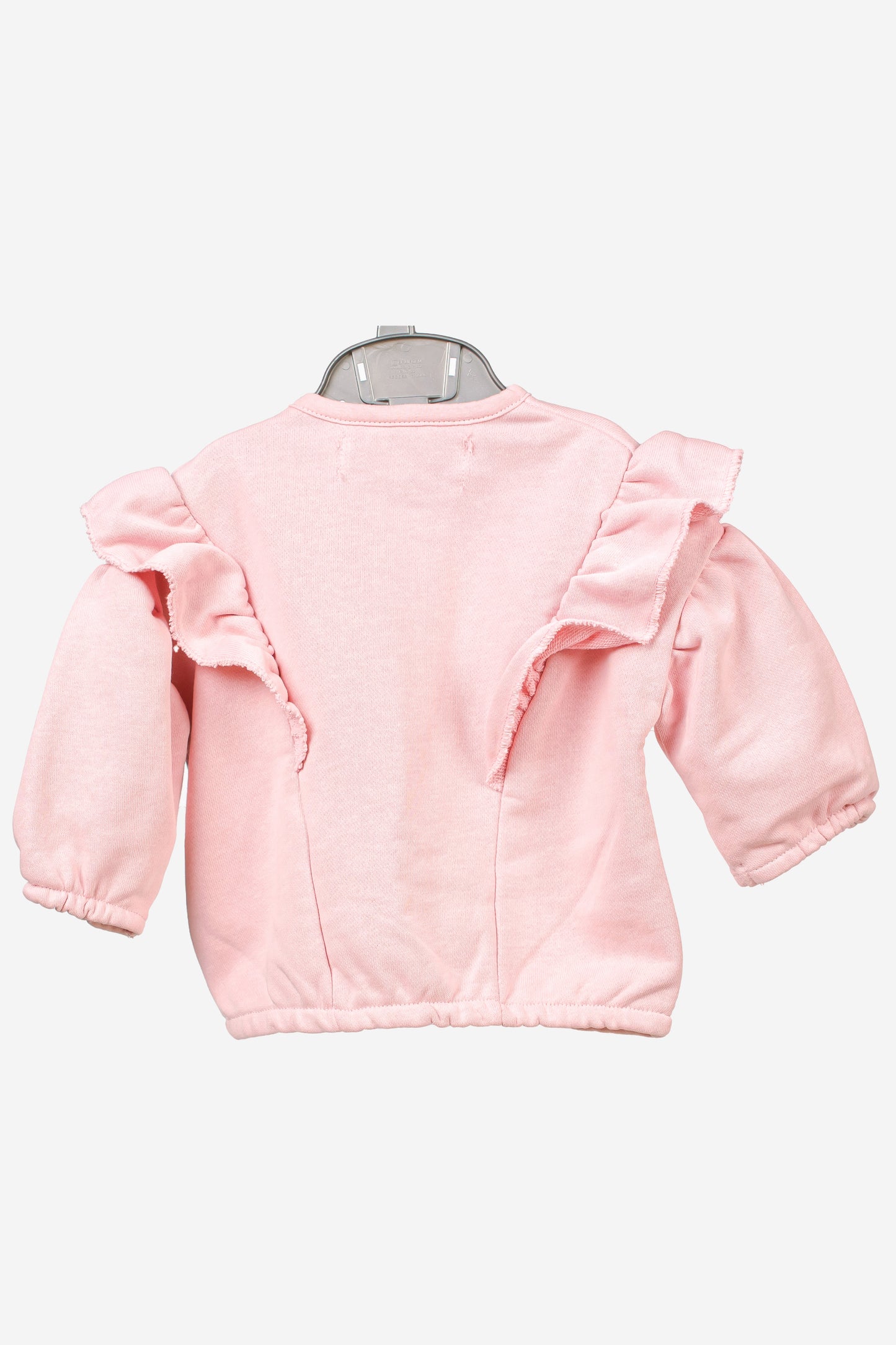 Fleece Frilled Crew & Ribbed AOP Legging Set – Minor Fault (3–24 Months)