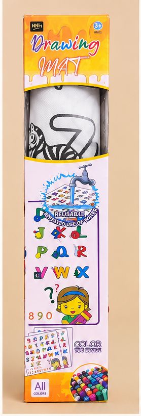 Water Drawing Mat - Reusable Ocean Theme Coloring Mat (3+)