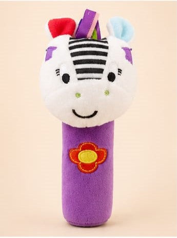 Single Win Fun Soft Animal Rattle Stick for Babies.