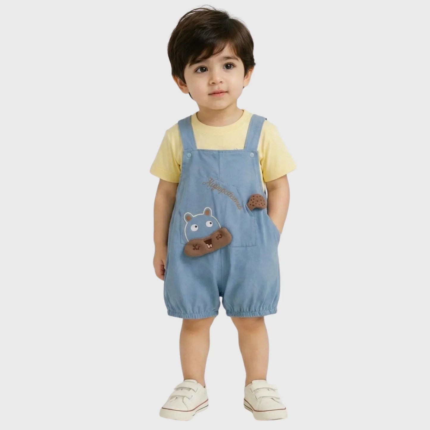 Baby "Cookie Bear" Romper Set