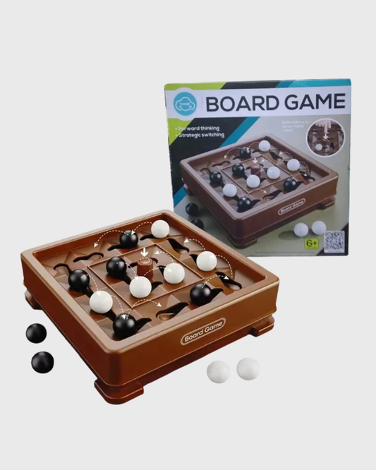 Board Game: Tactical Marble Push - A 2-Player Strategy Challenge