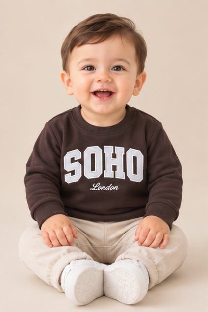 SOHO London Varsity Sweatshirt – Baby Boy