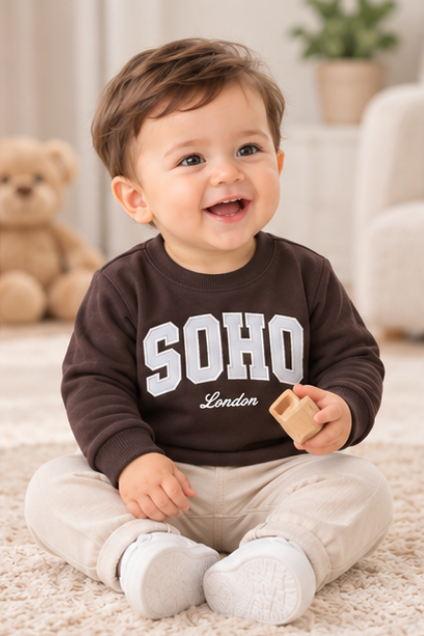SOHO London Varsity Sweatshirt – Baby Boy