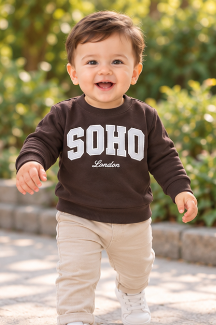 SOHO London Varsity Sweatshirt – Baby Boy
