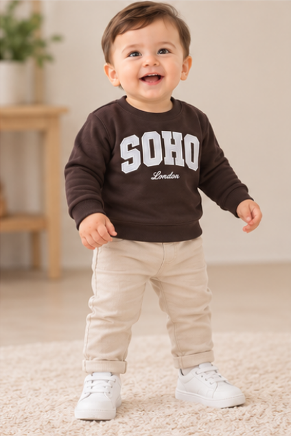 SOHO London Varsity Sweatshirt – Baby Boy