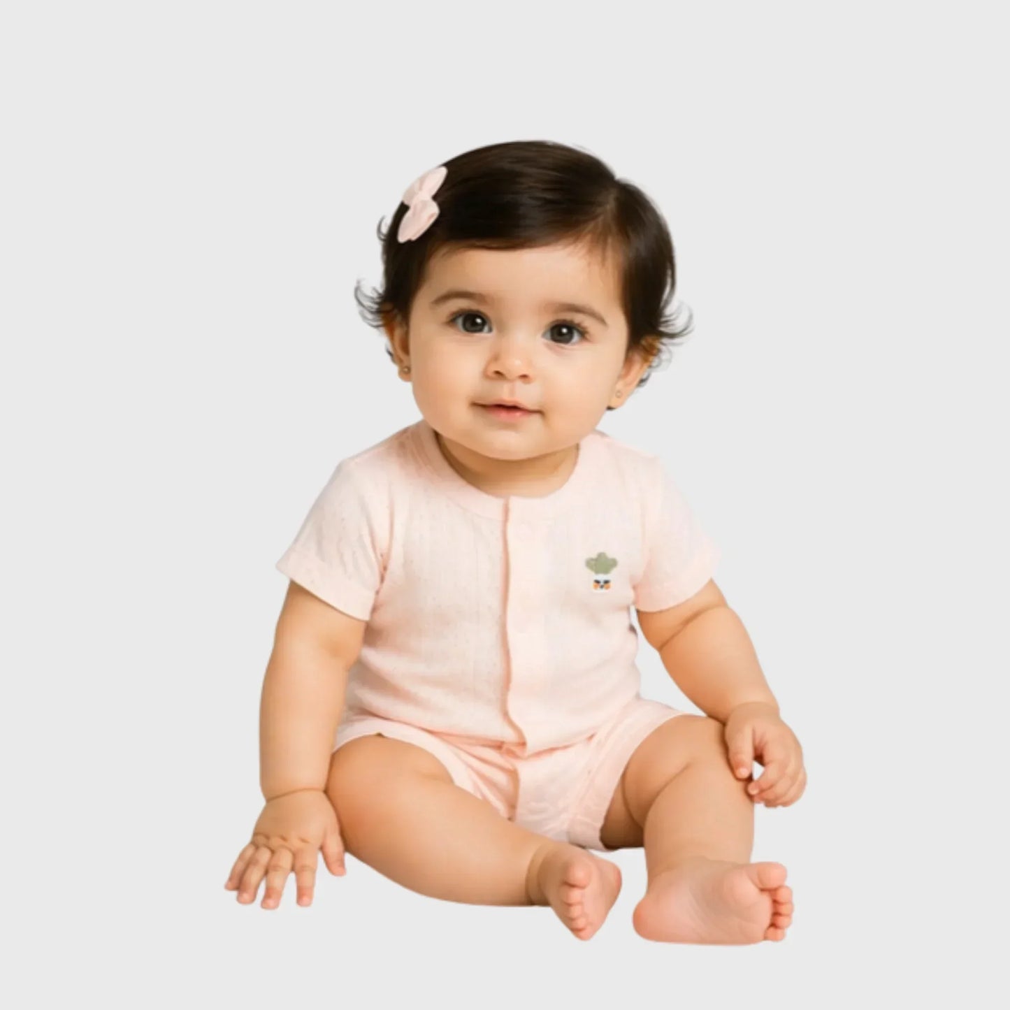Baby Girl "Cloud" Short Romper