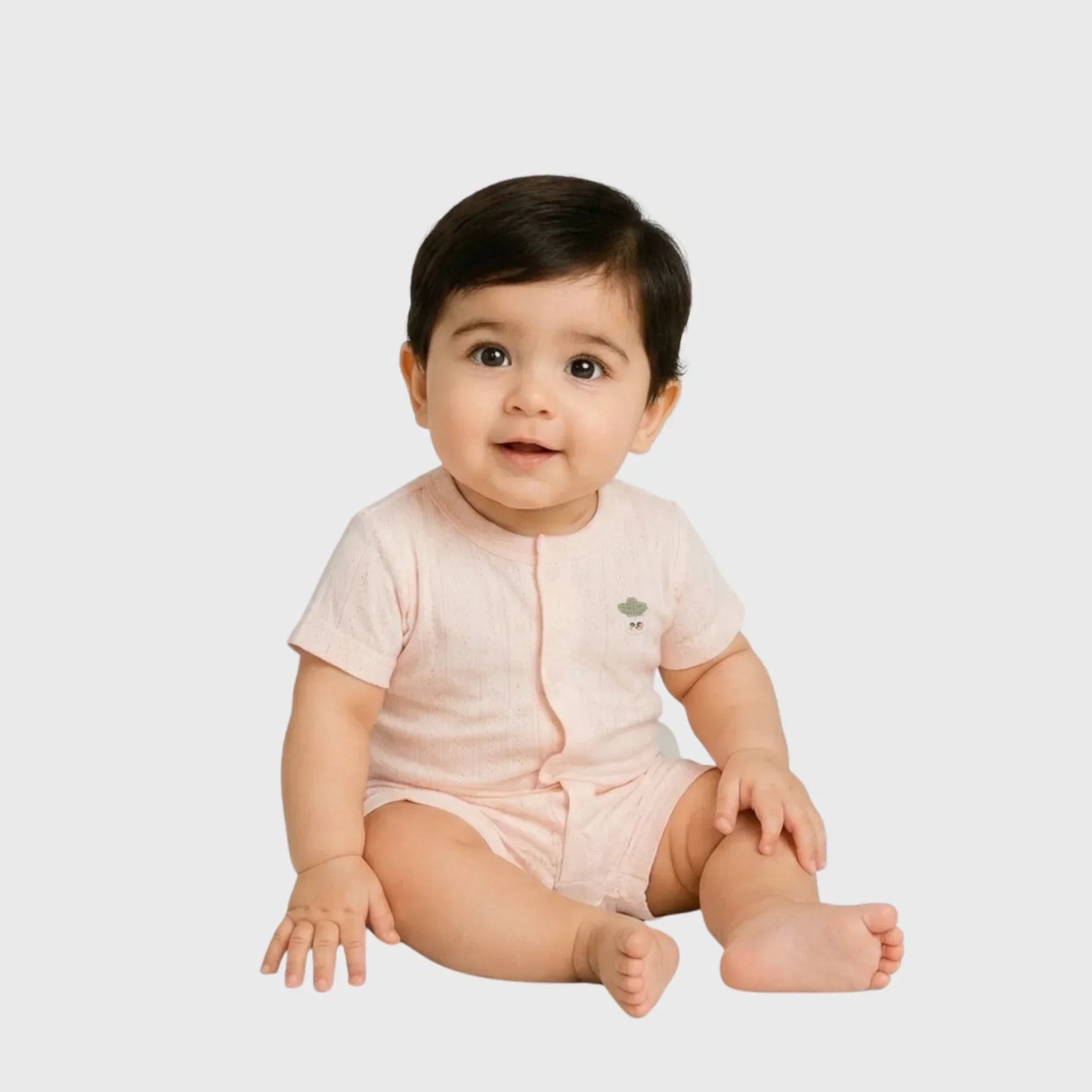 Baby Girl "Cloud" Short Romper