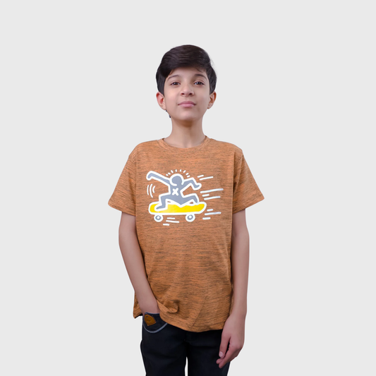 Copper Cotton T-Shirt  | (Ages 2-14)