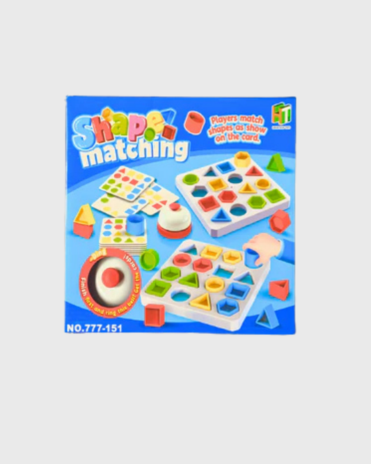 Shape Matching Educational Toy Set - Colors & Geometry Game