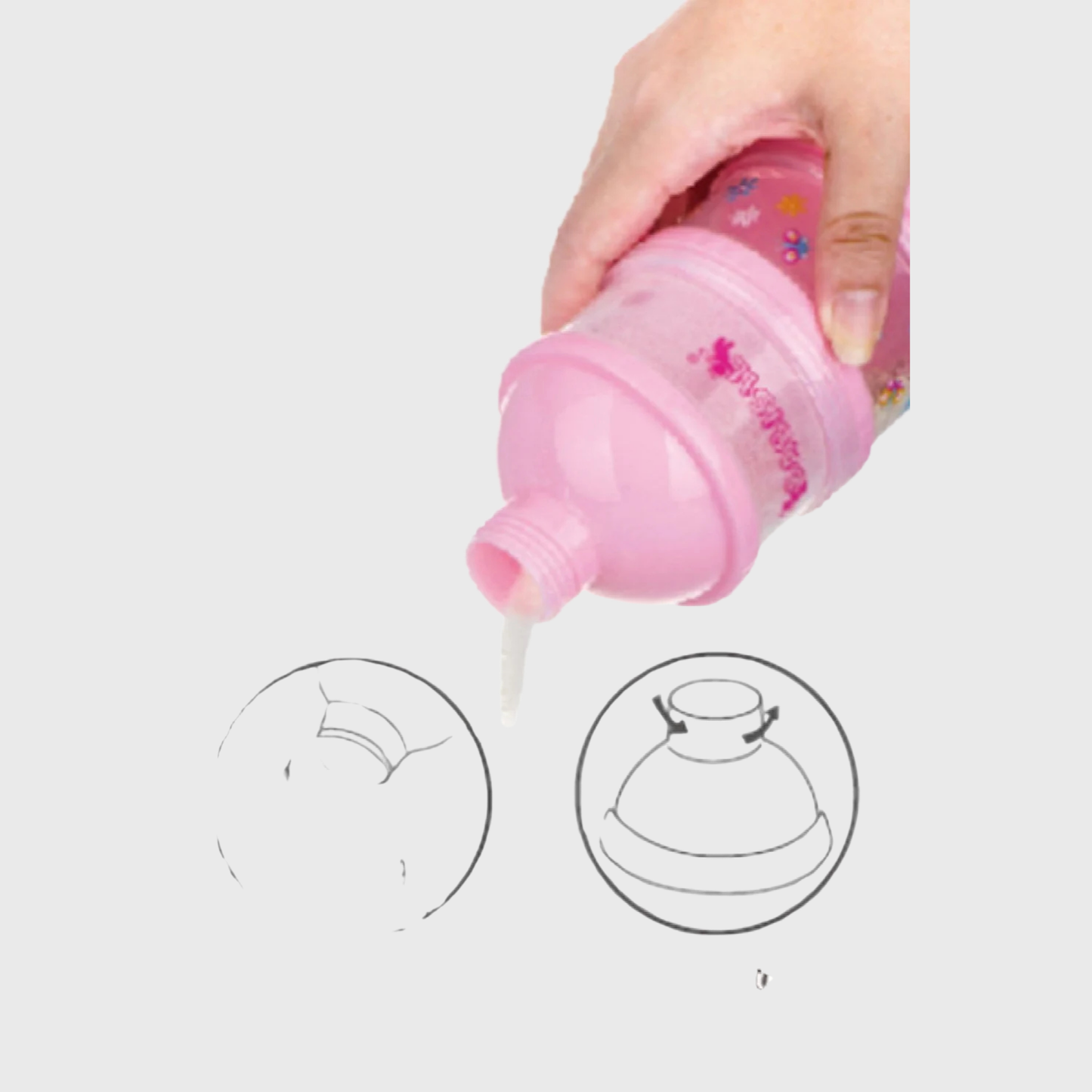 Milk Powder and Snack Container