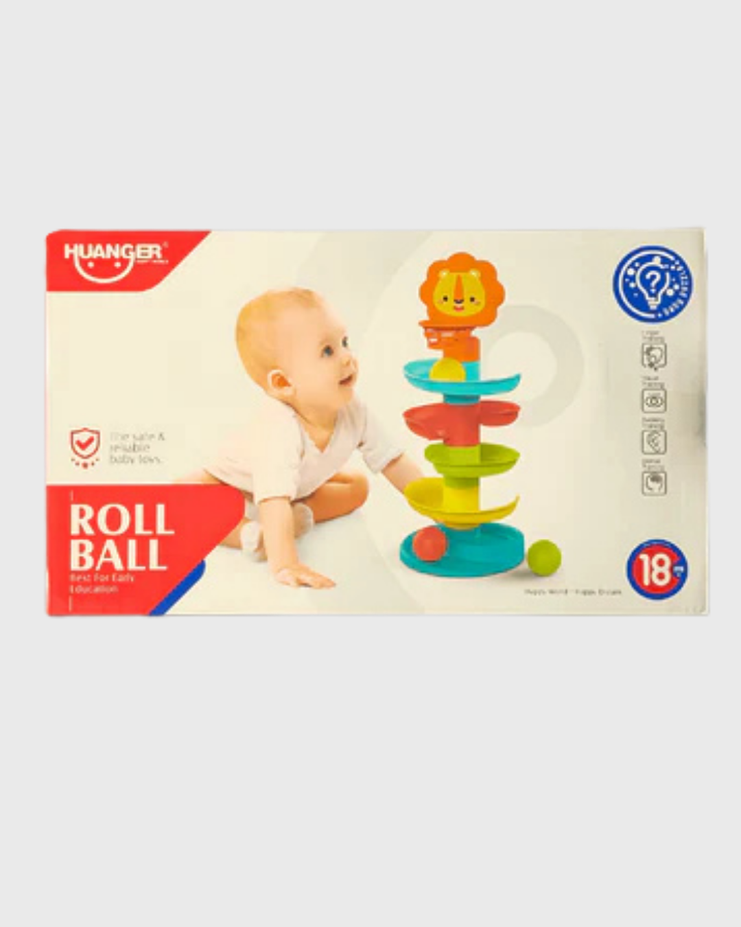 Baby Ball Drop Tower - Colourful Stacking Activity Toy