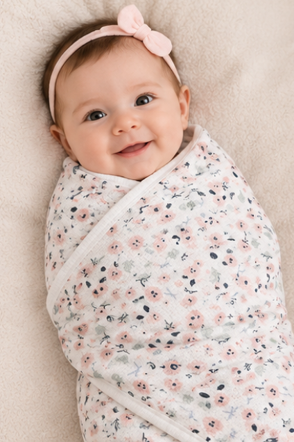 Little Blossom Cozy Wrap Blanket