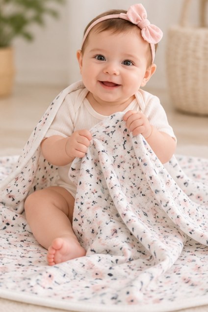 Little Blossom Cozy Wrap Blanket