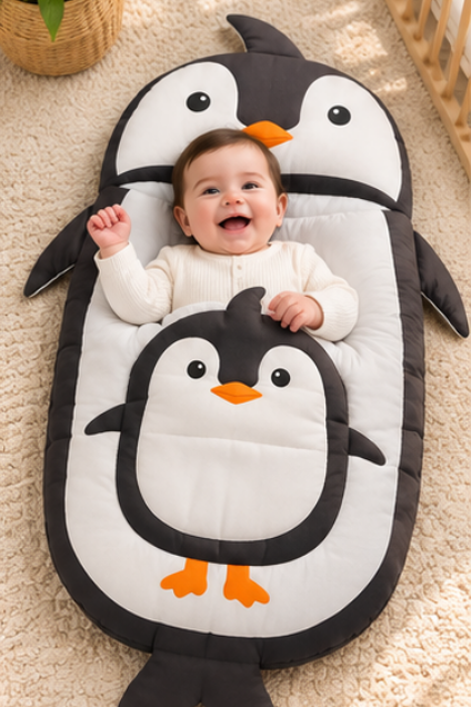 Penguin Character Carry Nest