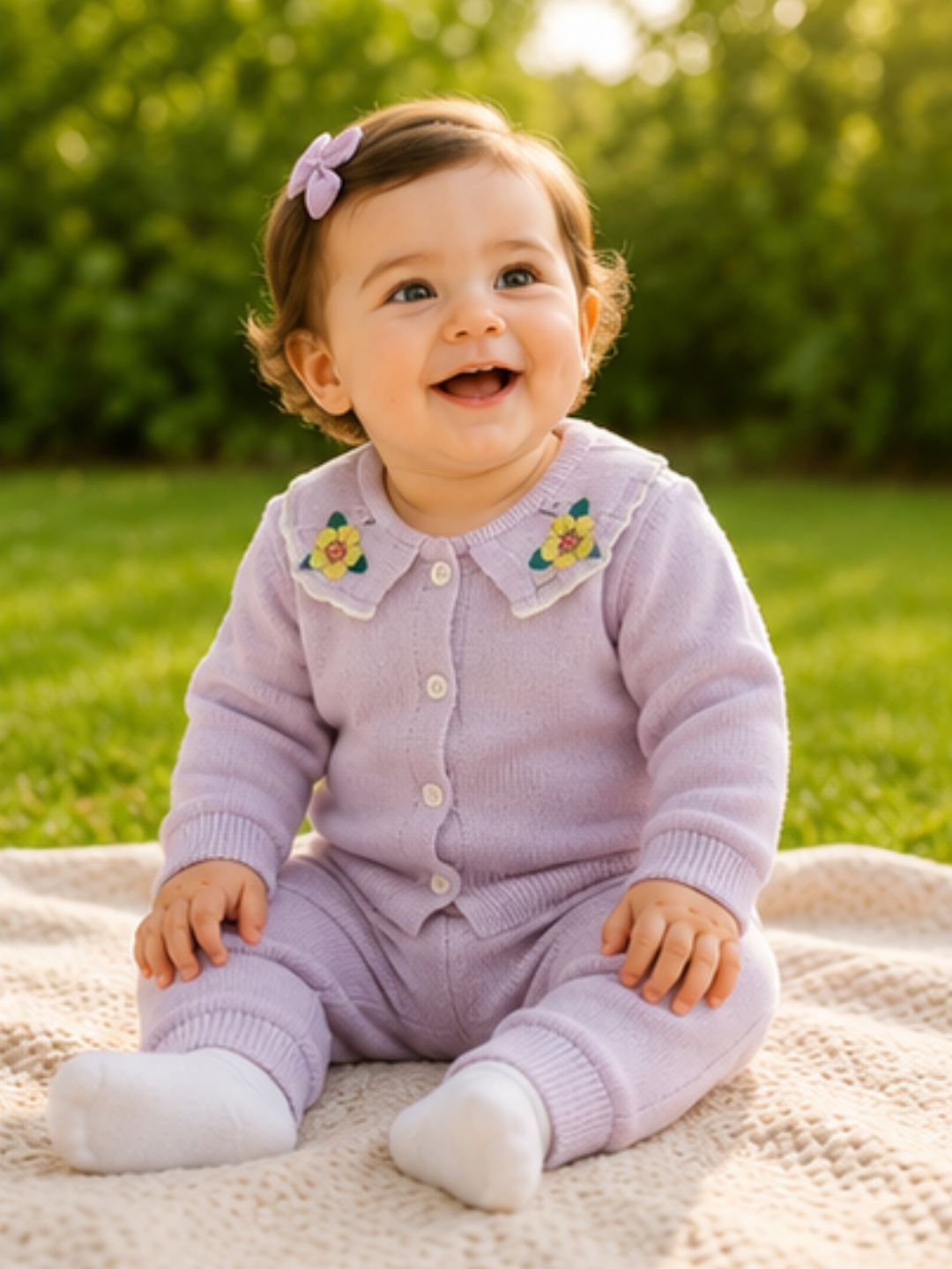 Mauve Sweater Romper