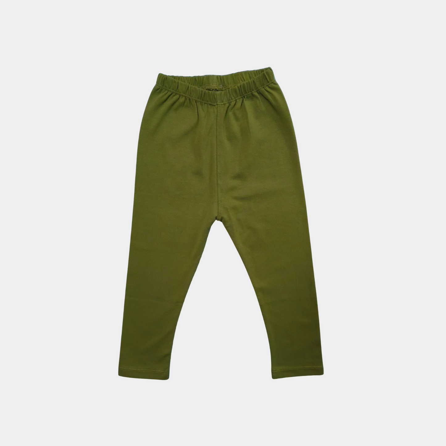 Olive Leggings For Girls | 12M-6YRS