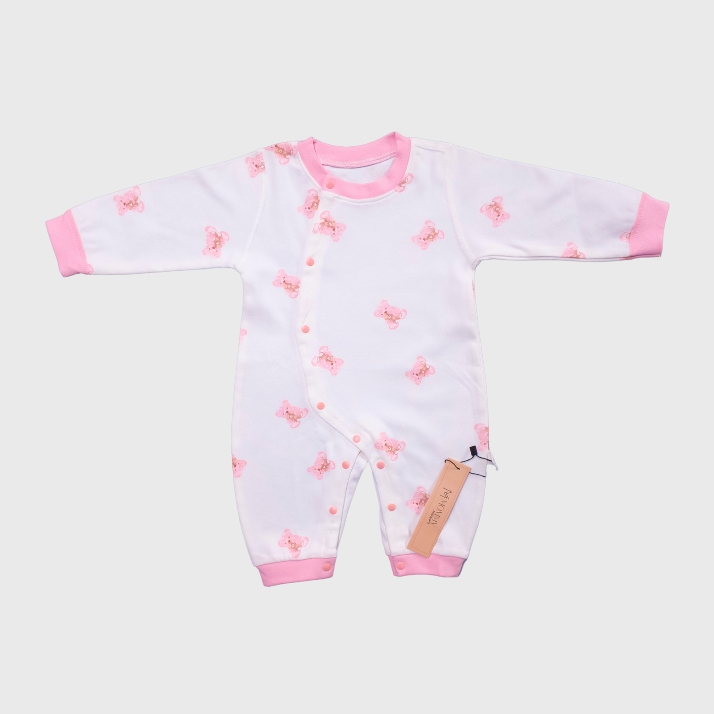 Pink Soft Cotton Baby Romper