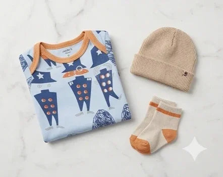 Long-Sleeve Toy Soldier Baby Bodysuit