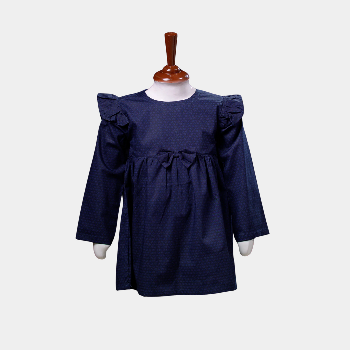 Navy Blue Frock For Girls | 2-8YRS
