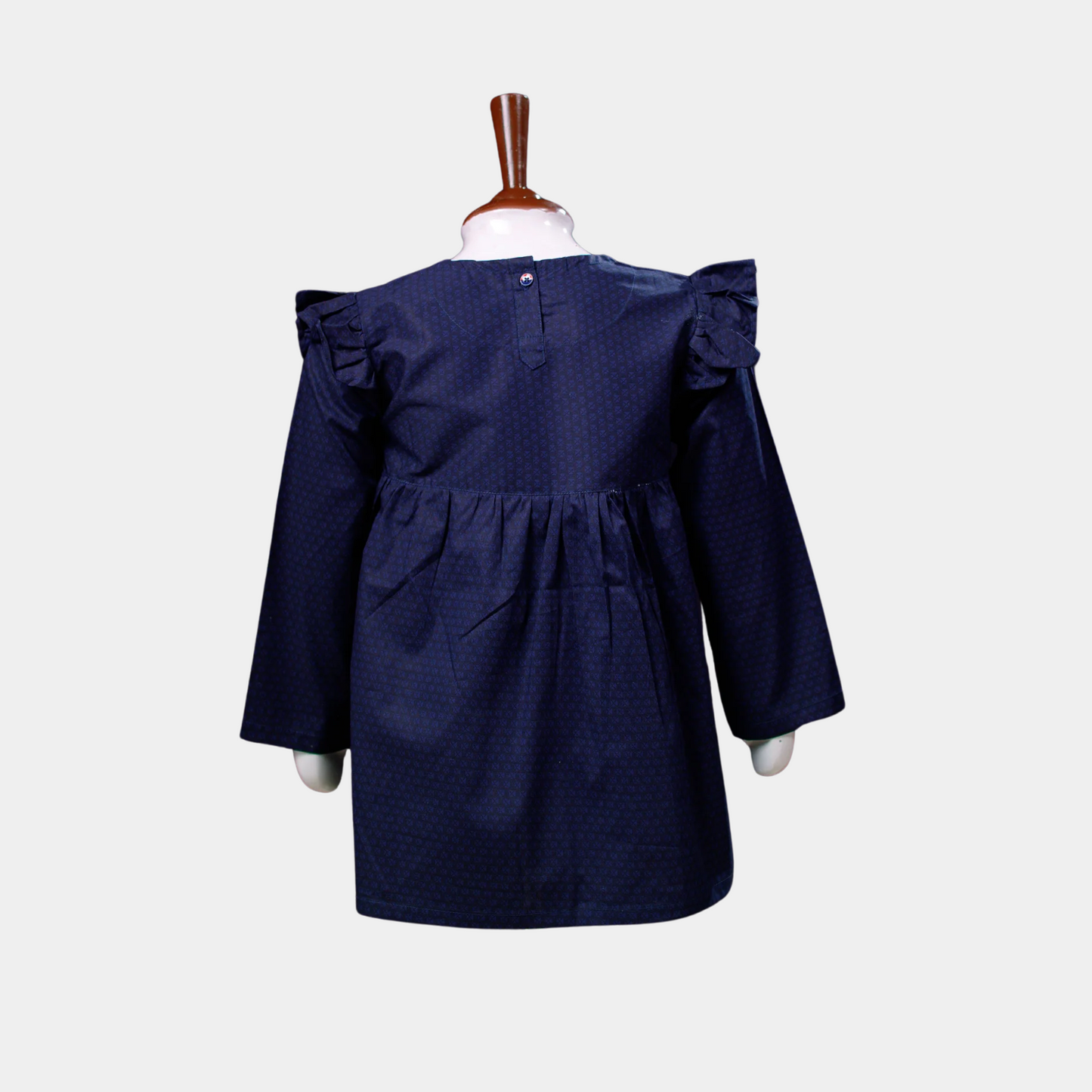 Navy Blue Frock For Girls | 2-8YRS